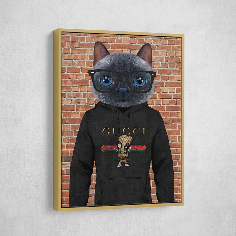 Framed cheap cat pictures